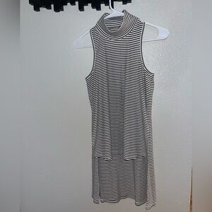 Black & white striped tank